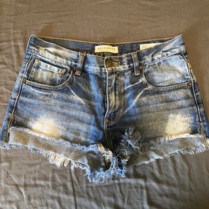 BullHead denim mid rise shorts